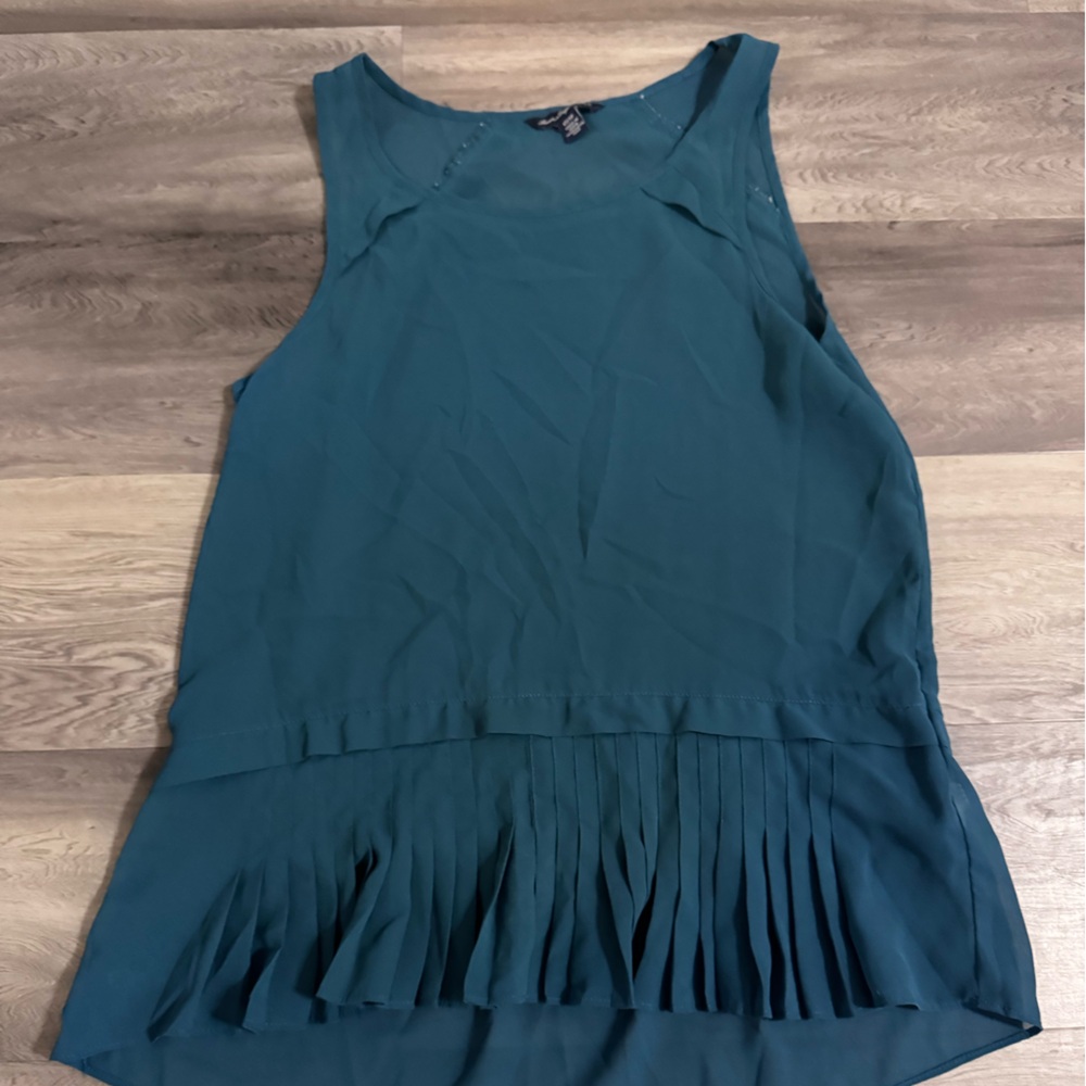 American Eagle Outfitters Teal Top